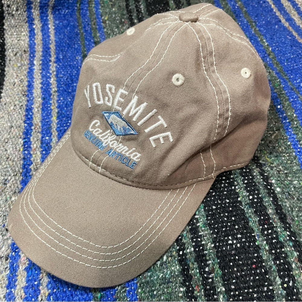 Yosemite California Genuine Article Embroidered Adjustable Cap